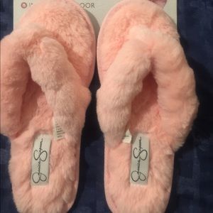 Fuzzy slippers By Jessica Simpson soft and plush